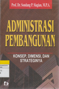 Image of ADMINISTRASI PEMBANGUNAN