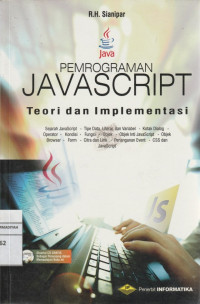Image of PEMROGRAMAN JAVASCRIPT rnTeori & Implementasi