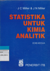 Image of STATISTIKA UNTUK KIMIA ANALITIK