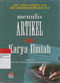 Image of Menulis ARTIKEL & Karya Ilmiah