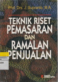 Image of TEKNIK RISET PEMASARAN DAN RAMALAN PENJUALAN