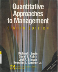 Image of Quantitative Approaches to Management
