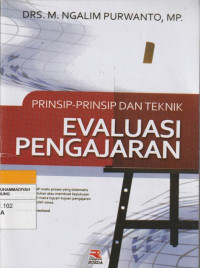 Image of PRINSIP-PRINSIP DAN TEKNIK EVALUASI PENGAJARAN
