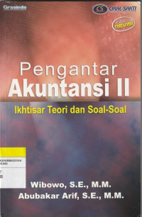 Image of Pengantar Akuntansi II : Ikhtisar Teori dan Soal- Soal