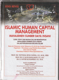 Image of ISLAMIC HUMAN CAPITAL MANAGEMENT : MANAJEMEN SUMBER DAYA INSANI