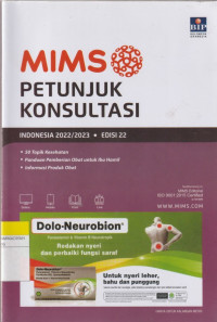 Image of MIMS : PETUNJUK KONSULTASI
