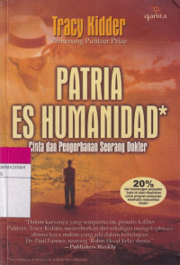 Image of PATRICIA ES HUMANIDAD : Cinta dan Pegorbanan Seorang Dokter