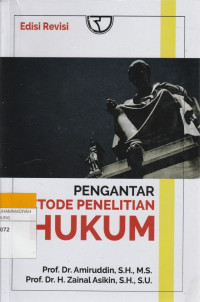 Image of PENGANTAR METODE PENELITIAN HUKUM
